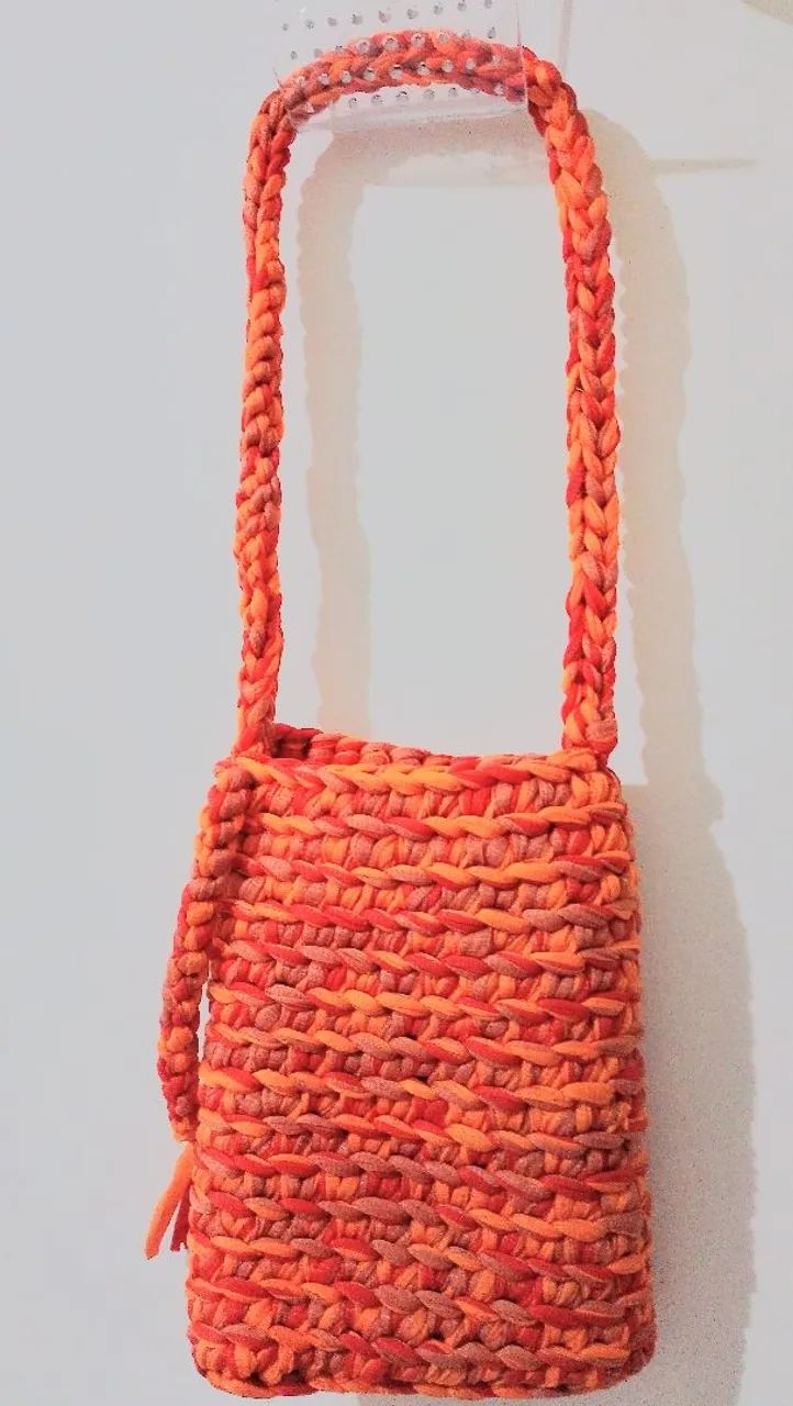 Bolsa casual crochê todas as cores