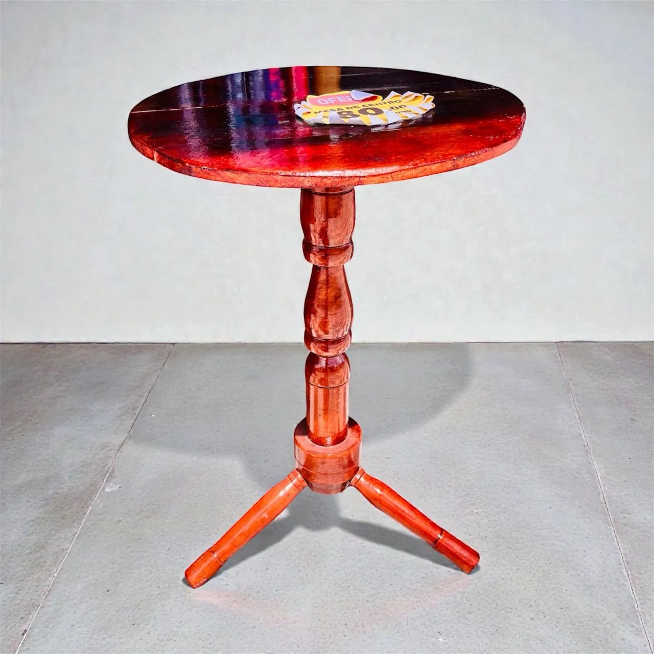 Mesa de centro de madeira 