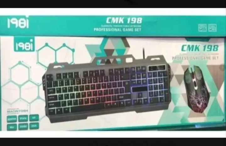 Teclado gamer com mouse
