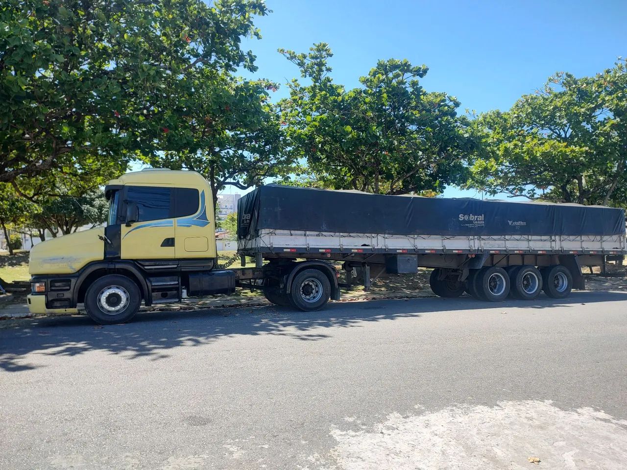 Scania 114 com carreta graneleiro  - Foto 5
