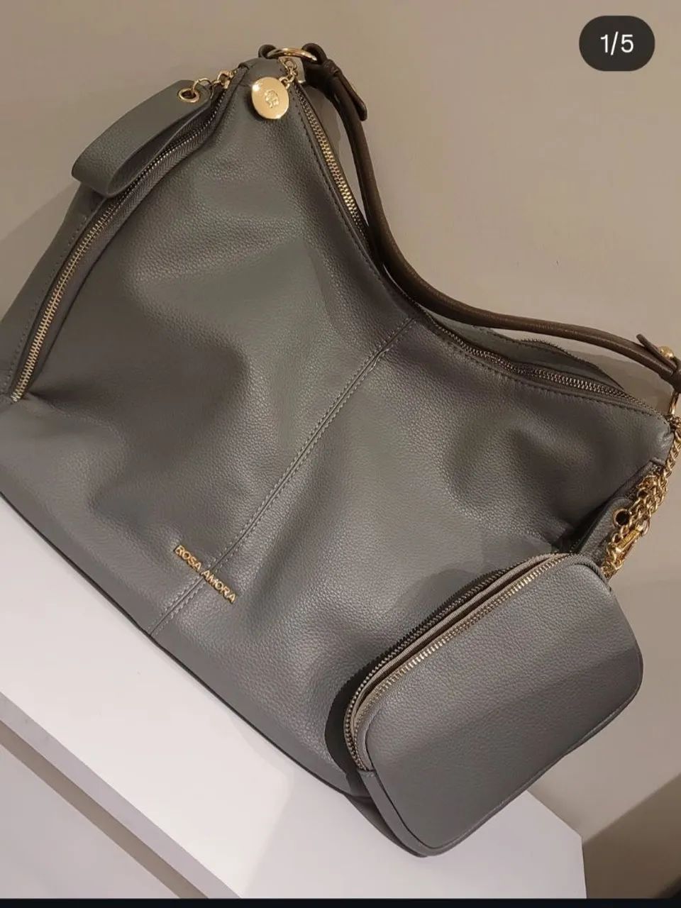 Bolsa em Pu Rosa Amora - Foto 3