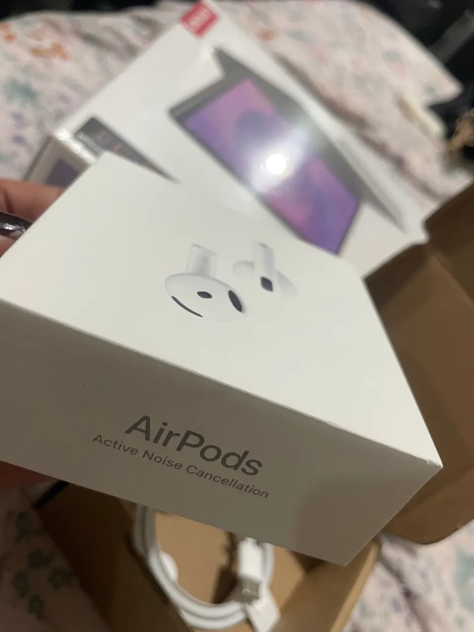 Fone AirPods 4 (ANC) com bloqueador de ruídos (lacrado) - Foto 4