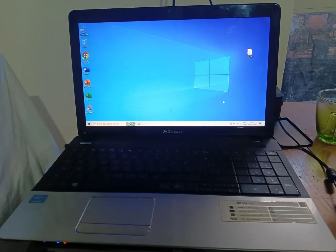 Notebook Gateway Acer NE56R17B