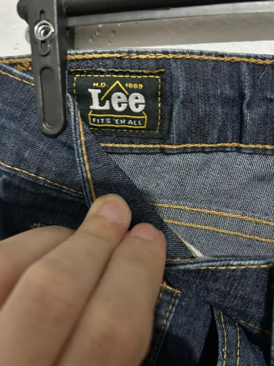 Calça jeans Lee azul 36 - Foto 3
