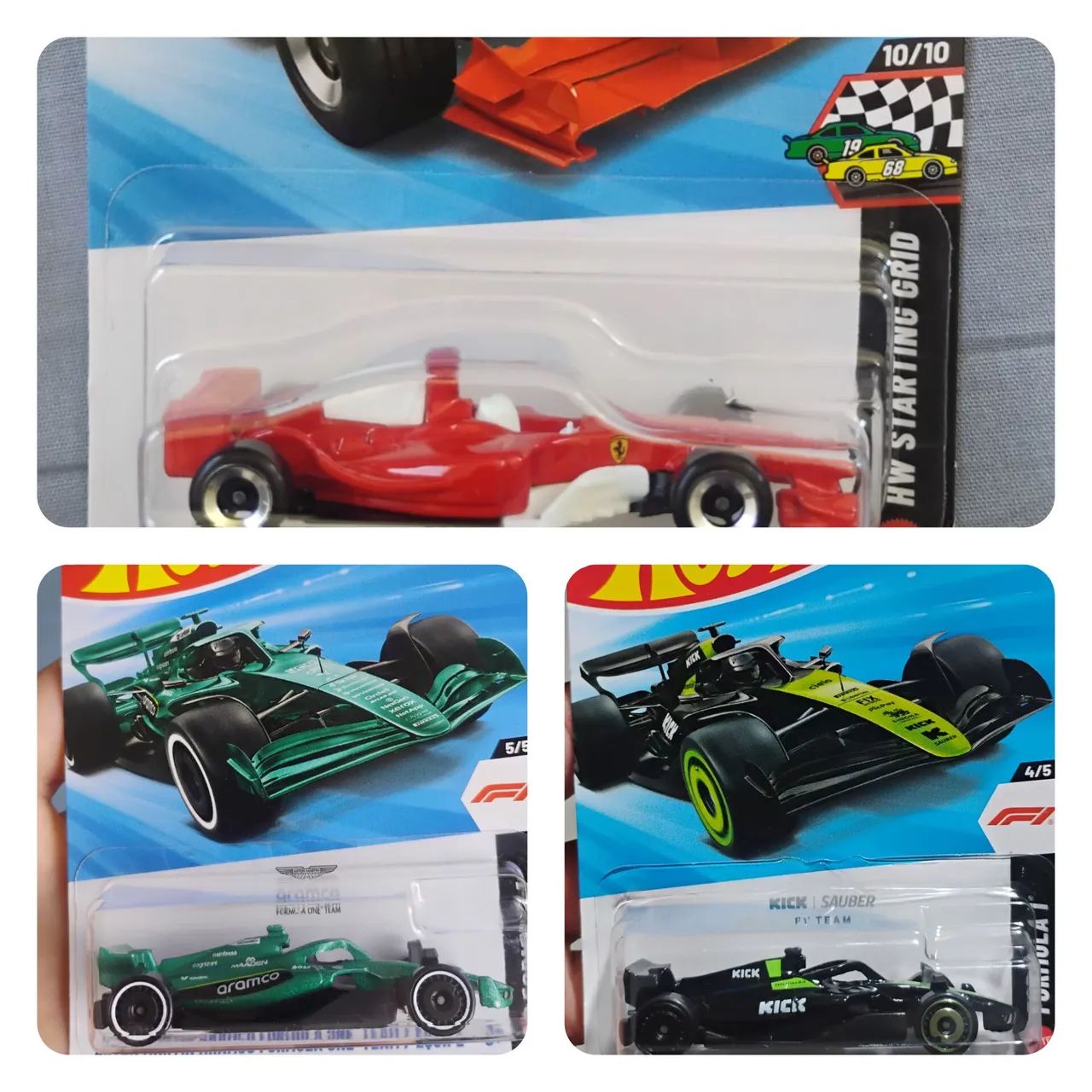 Trio F1 HotWheels 
