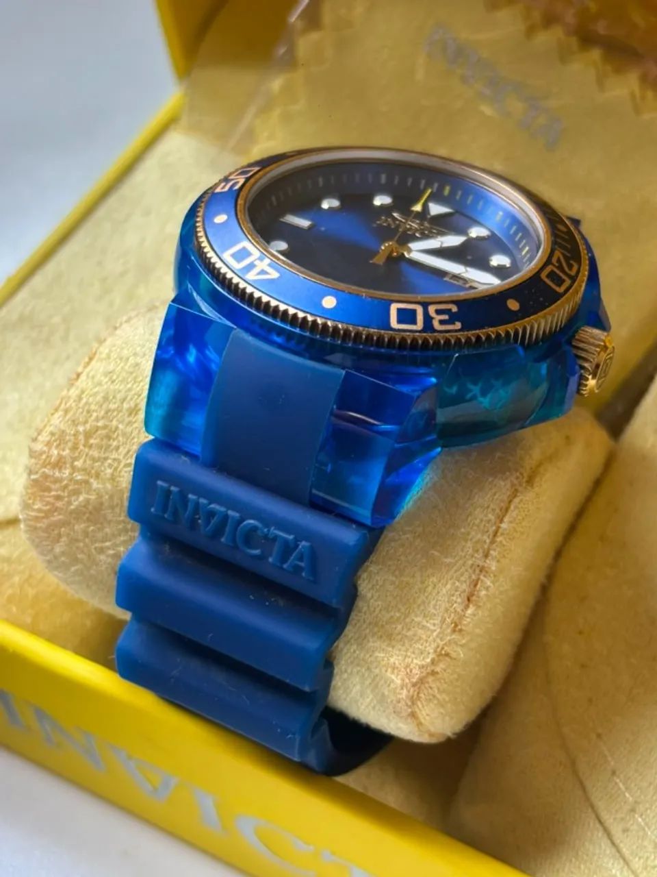 Relógio Invicta Pro Diver (32336) 51.5mm Azul  - Foto 3