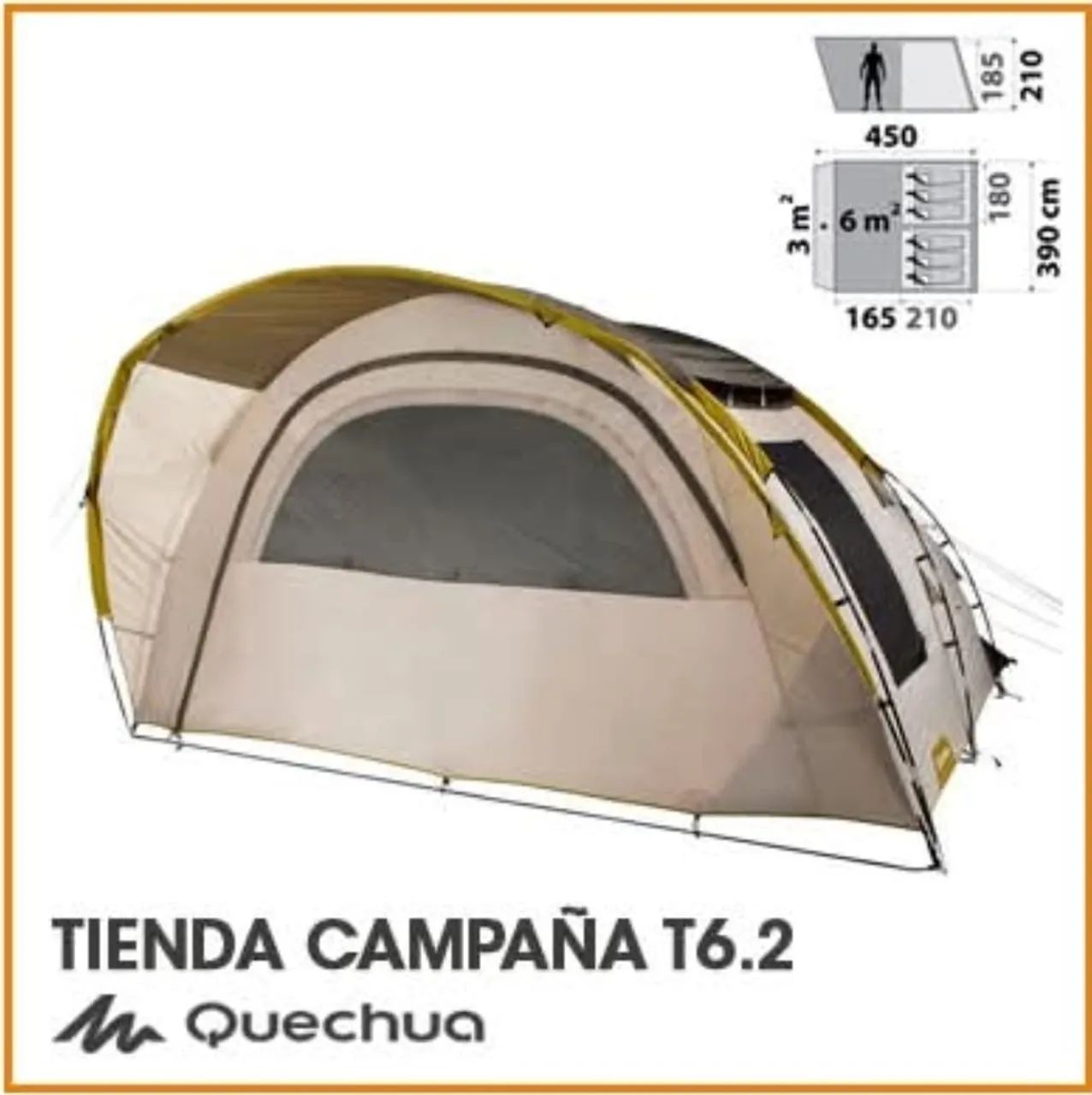 Barraca de camping Quecha T6.2 - Foto 5