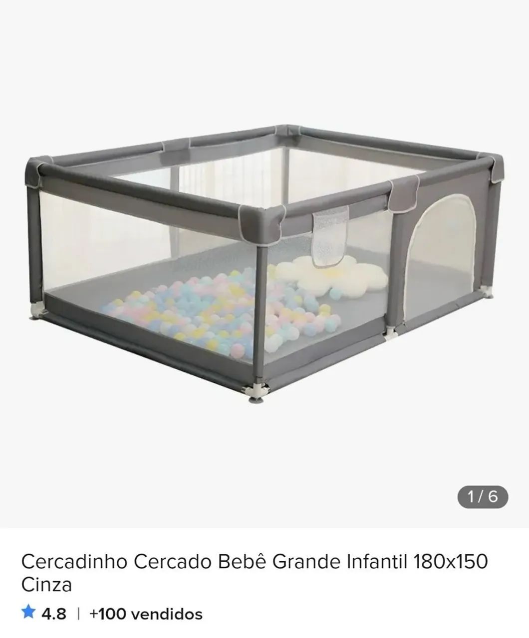 Cercadinho pra Bebê