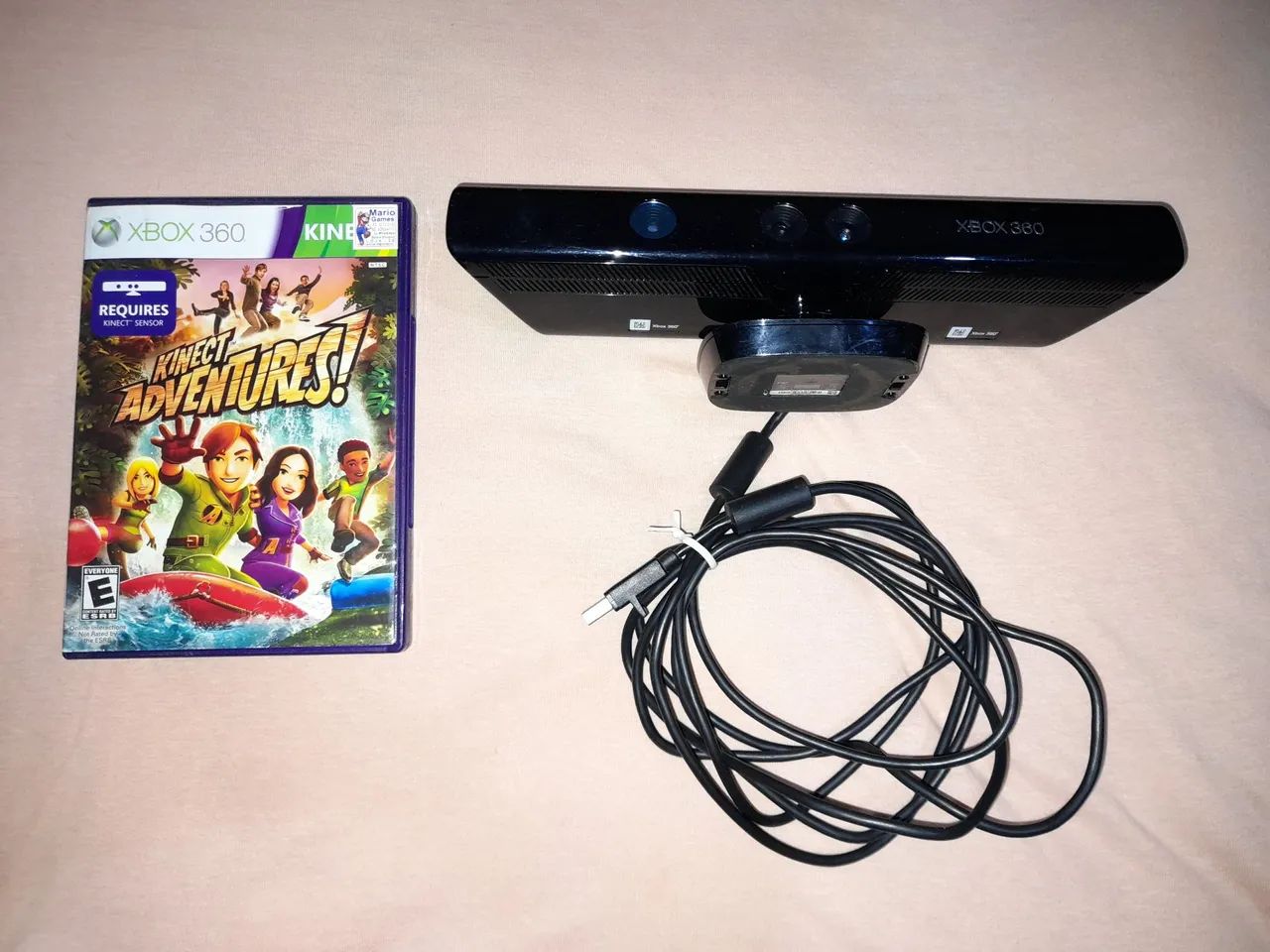 Kinect + jogo Kinect adventures originais 