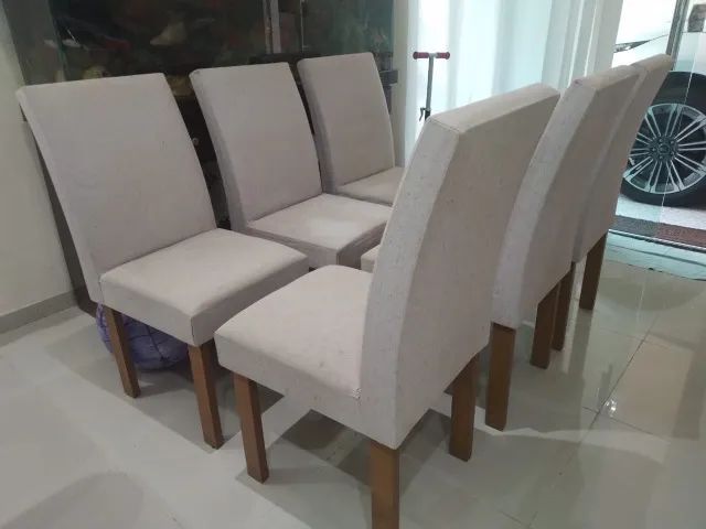 Conjunto de 6 Cadeiras de Jantar 