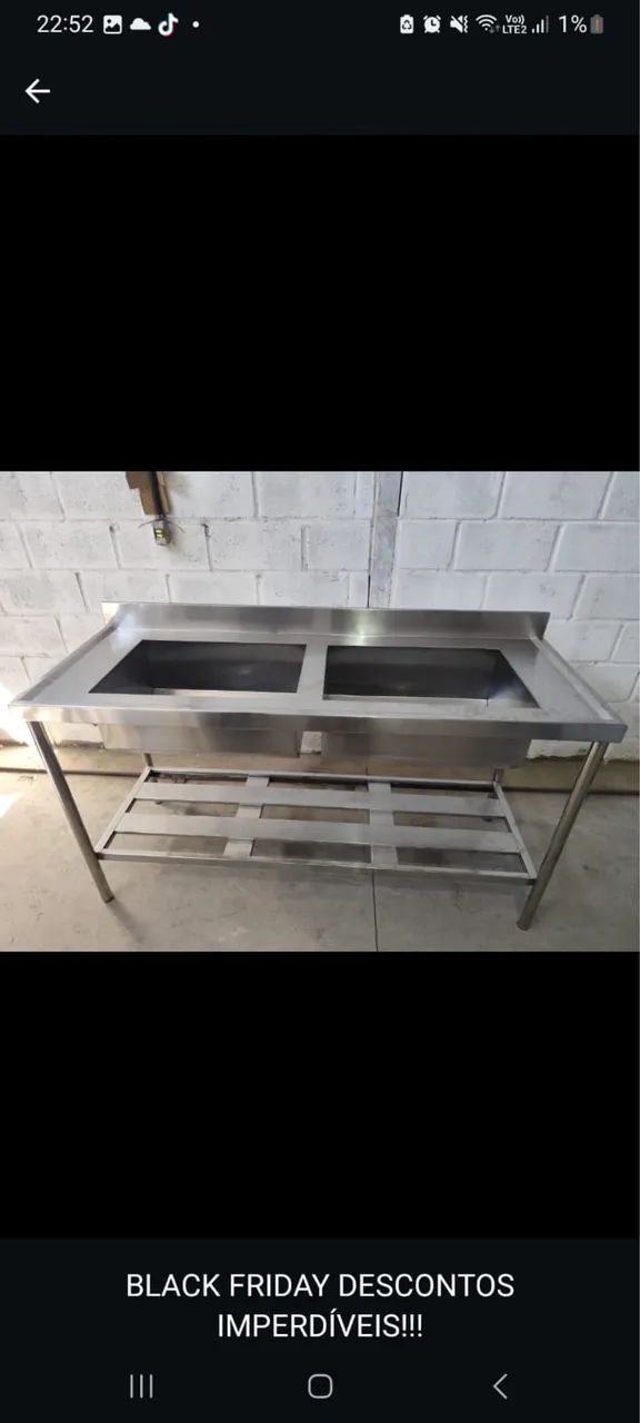 BANCADA EM AÇO INOXIDÁVEL - FABRICAÇÃO SOB MEDIDA - Foto 4
