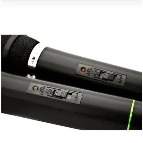 Microfone sem fio duplo profissional c05440255304288194561
