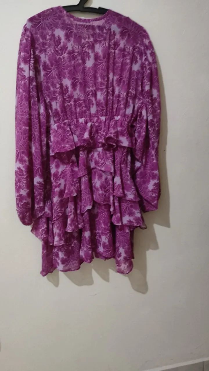 Vestido Rosa P Floral - Foto 2
