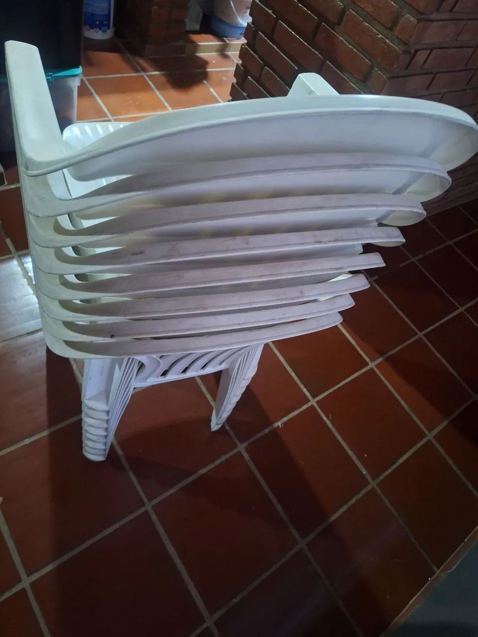 Cadeiras plástica tramontina 