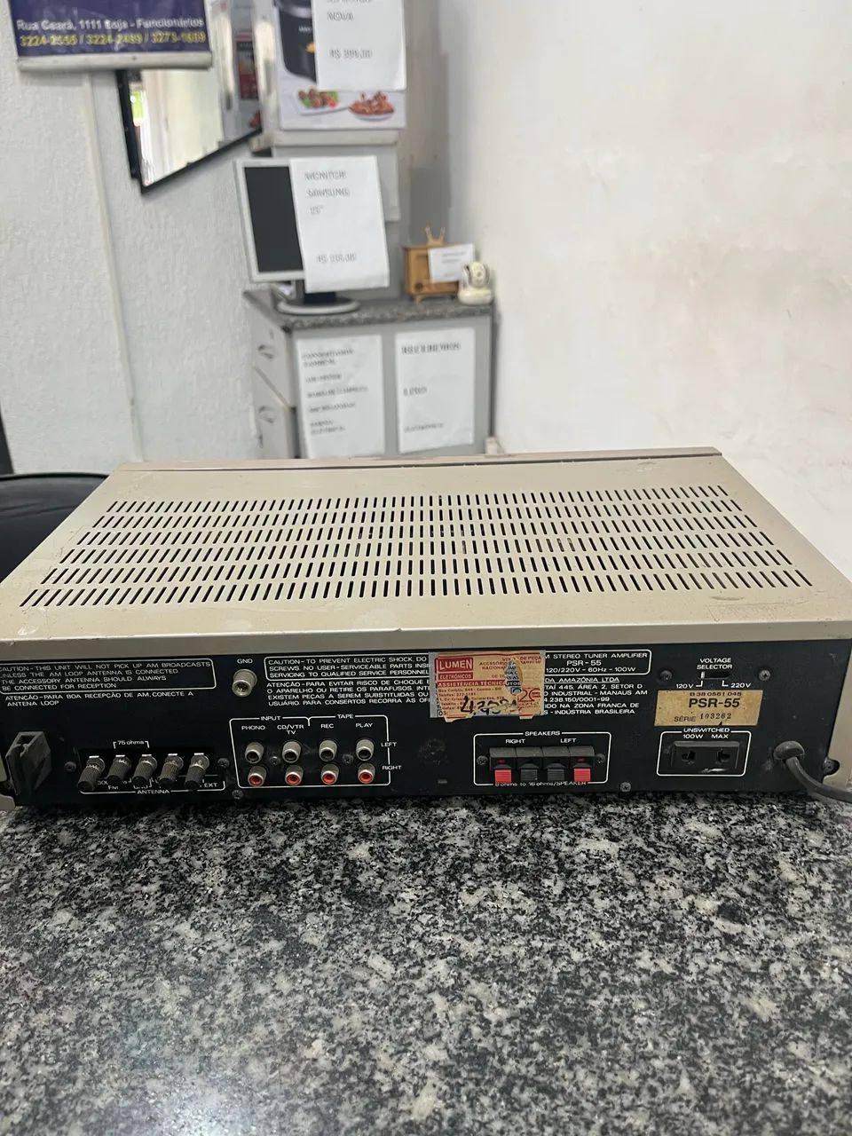 Receiver Philco hitachi psr-55 com defeito - Foto 3