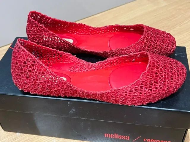Melissa Campana Papel Vermelho glitter - Foto 4