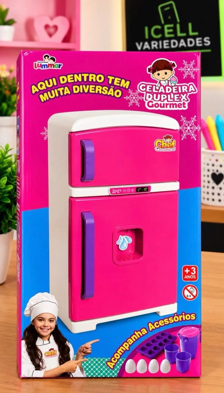 Geladeira infantil