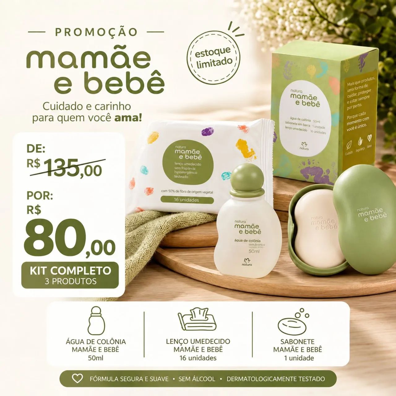 Mamãe bebê kit