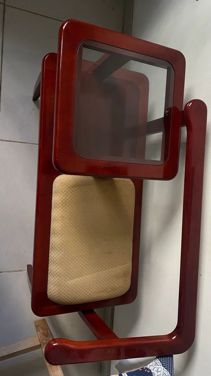 mesa telefonica mogno maciço - Foto 3