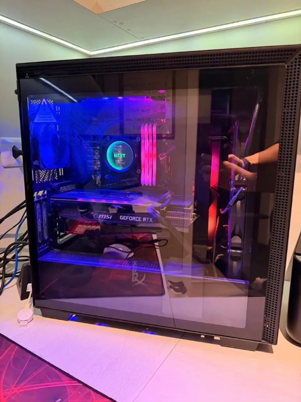 Pc Gamer I9 10900k Rtx 3070 Msi 64gb Ram 2tb Nzxt 2 Tb 64 Gb Nvidia Geforce Rtx Msi 3070 - Foto 3