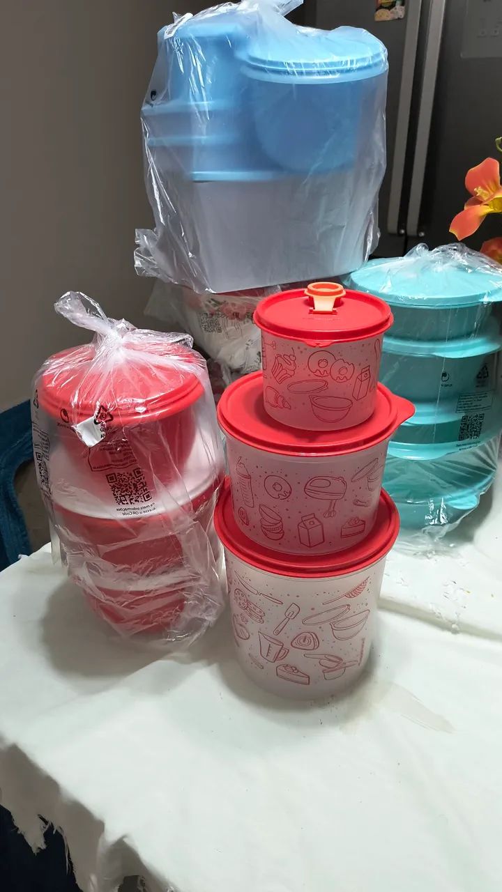 Tupperware de vários valores
