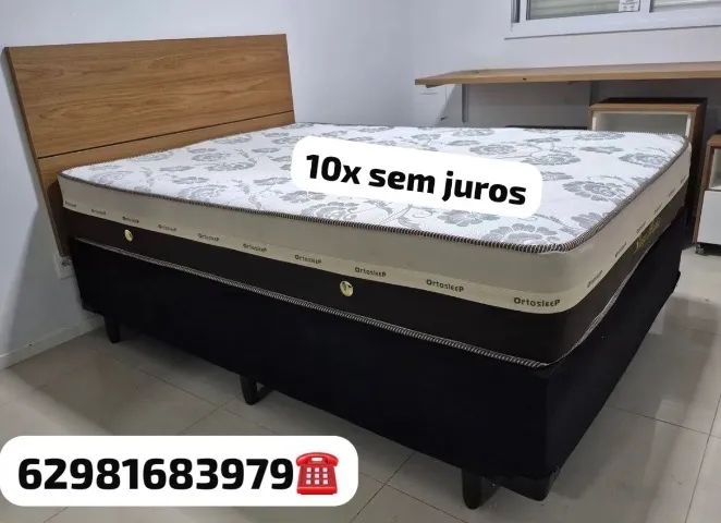 Cama box colchão e base 