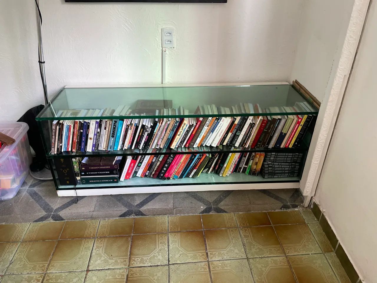 Rack de madeira e vidro temperado - Foto 2