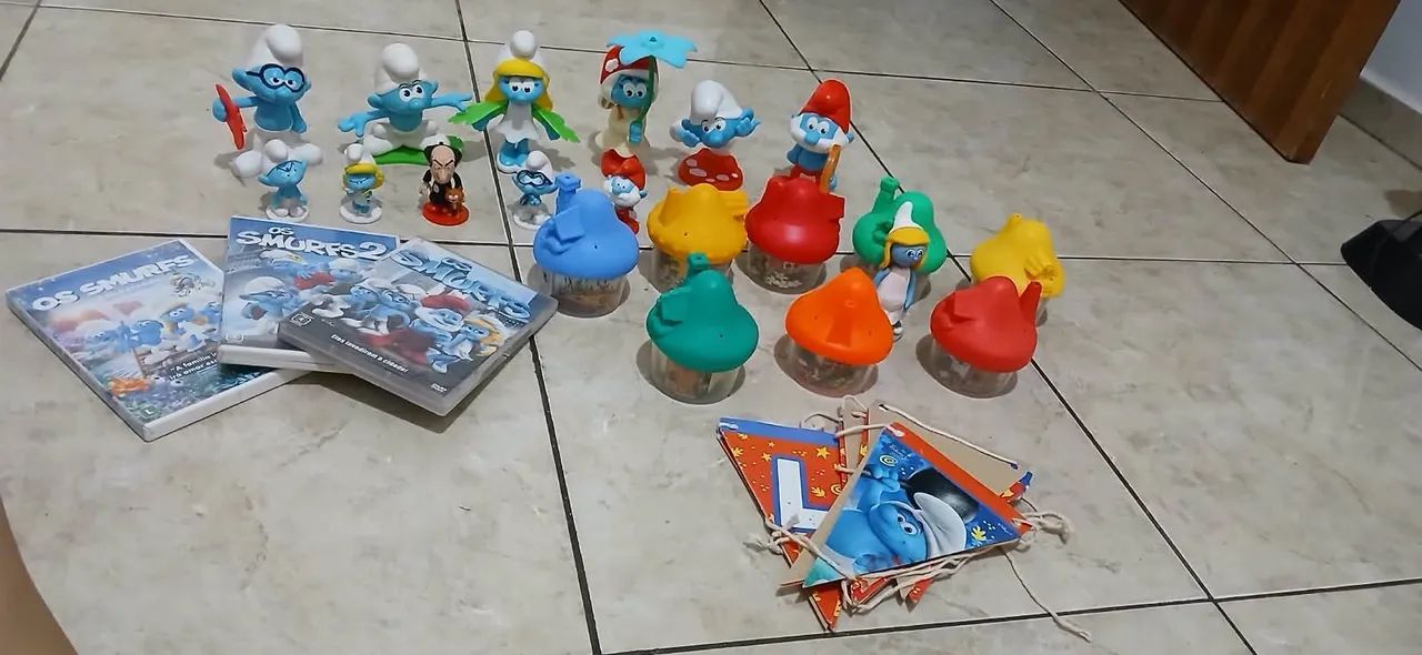 Lote completo dos Smurfs  - Foto 2