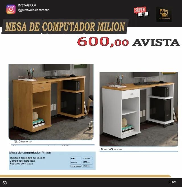 MESA DE COMPUTADOR MILON