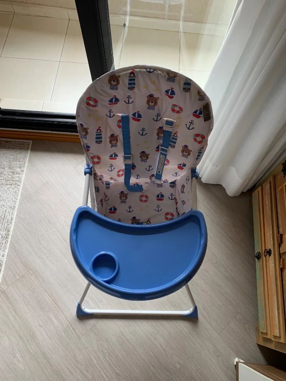 Cadeira de alimentação infantil - Alta - Dobrável - Bandeja removível - Foto 3