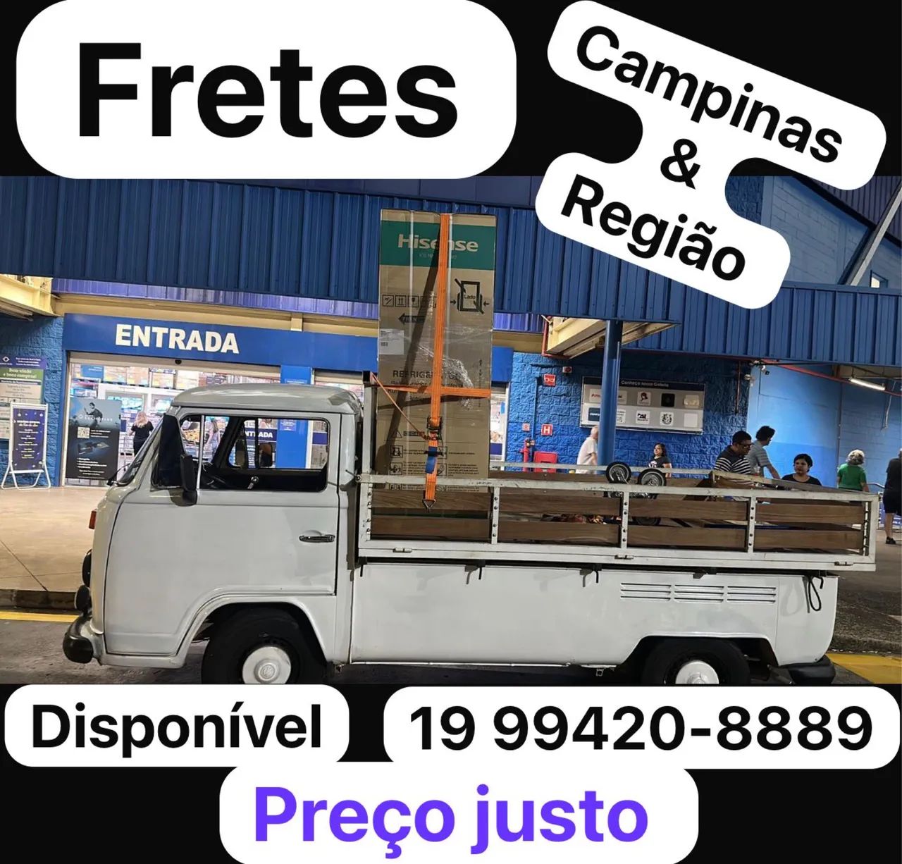 FRETE RÁPIDO - SEGURO - PREÇO JUSTO