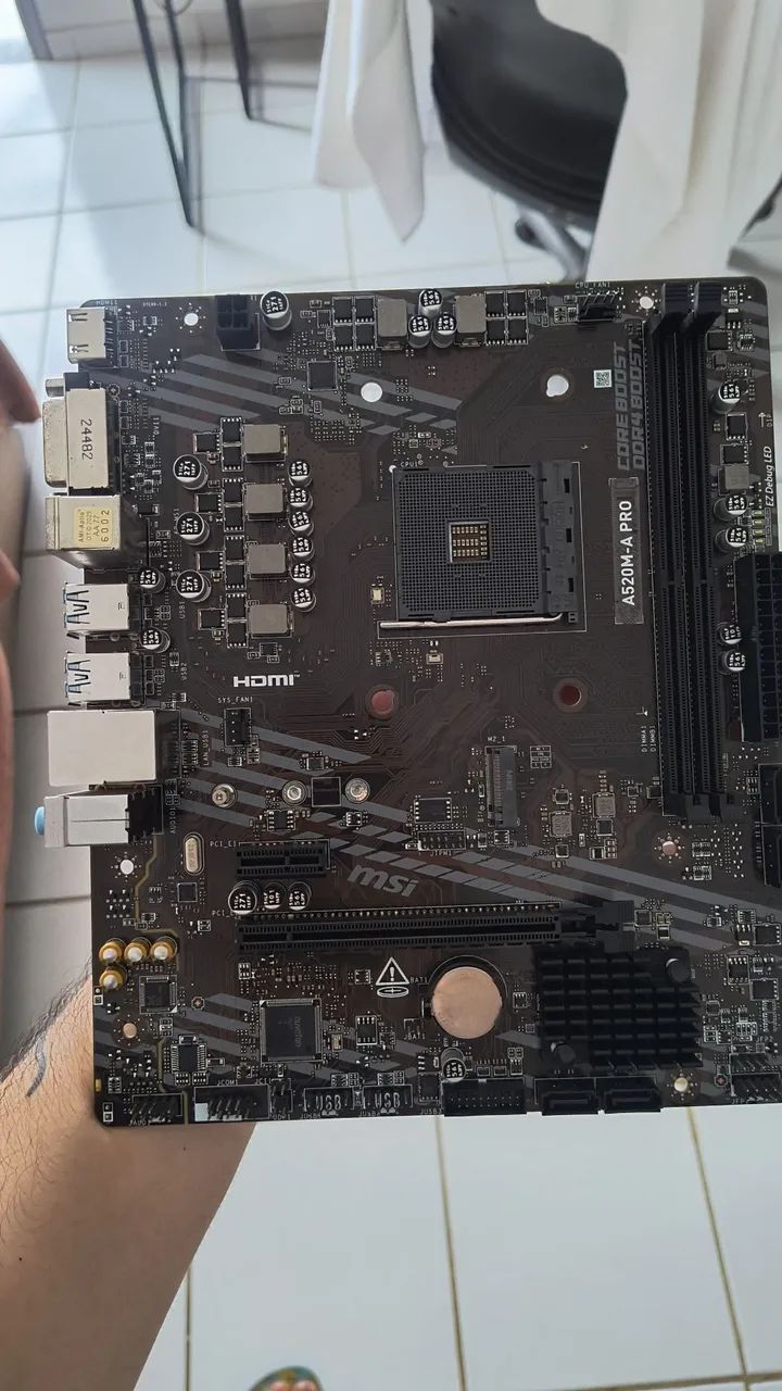 PLACA MÃE A520 M PRO - Foto 4