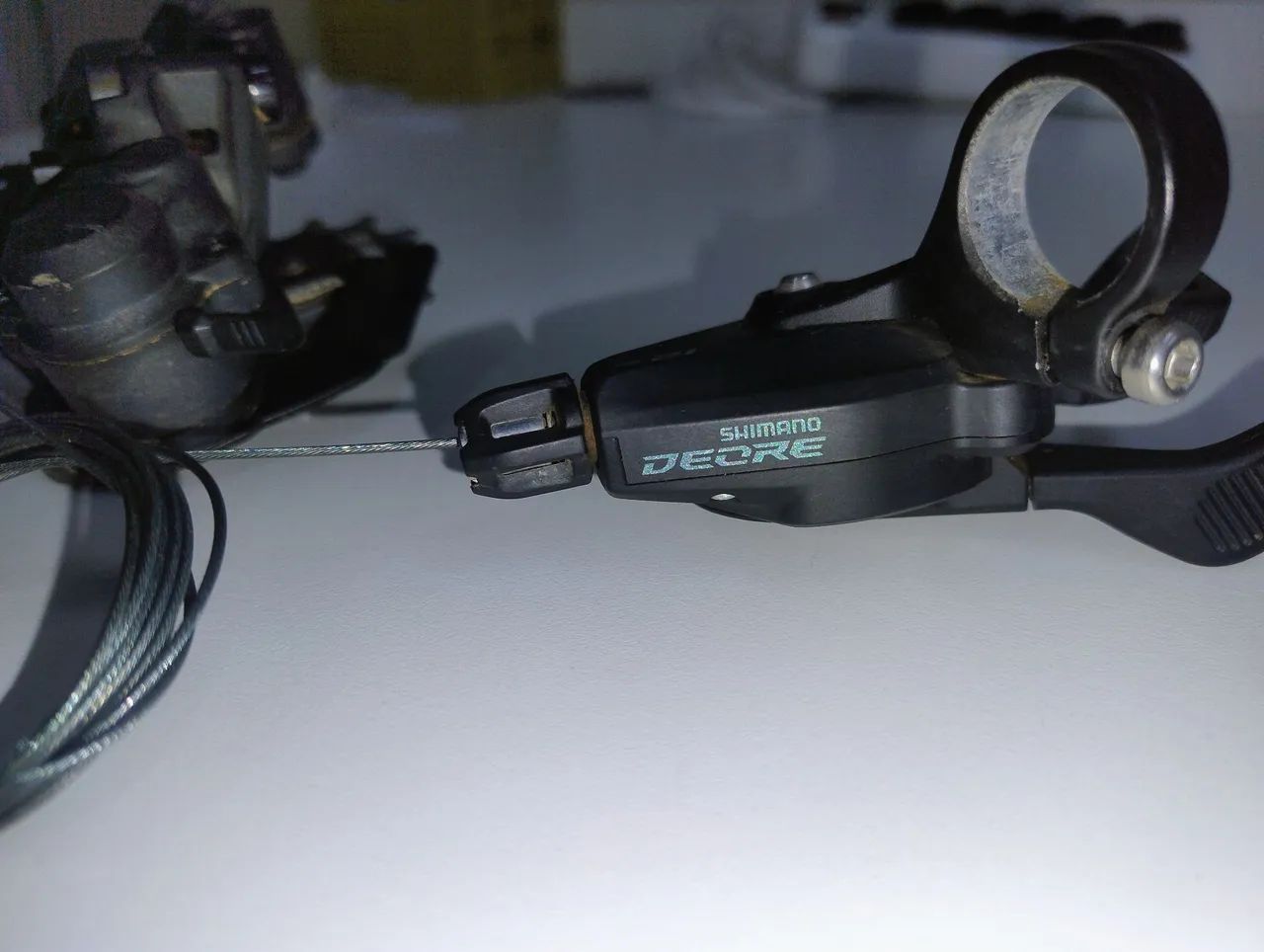 Câmbio e trocador Shimano XT  - Foto 5