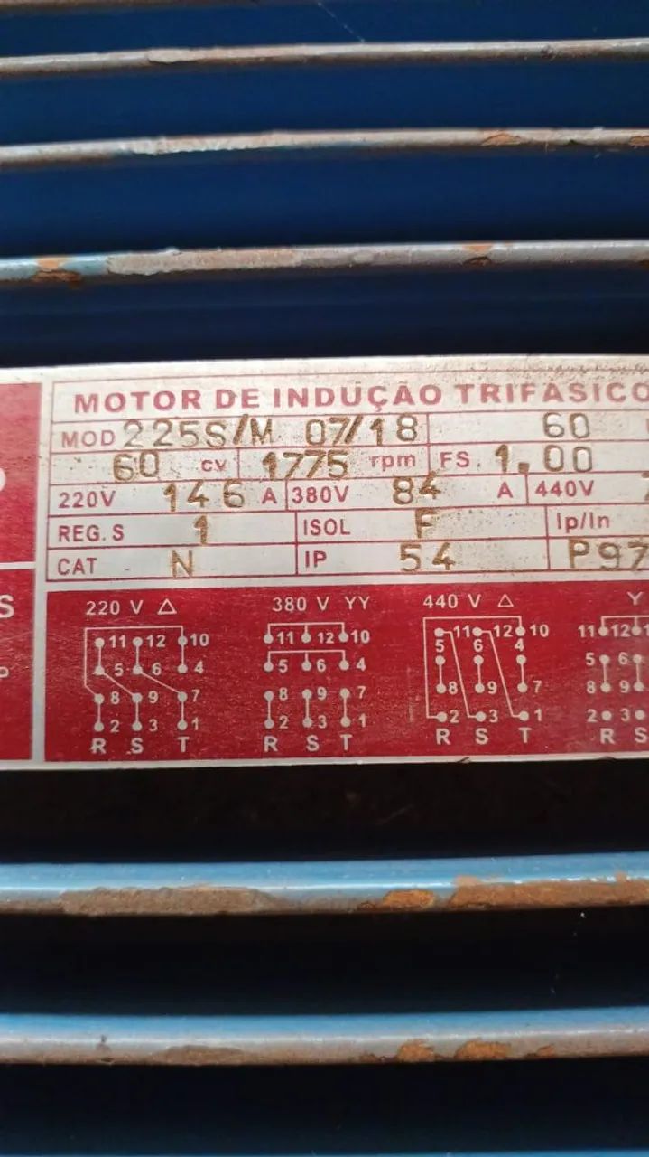 Motor trifasico 60cv  - Foto 2