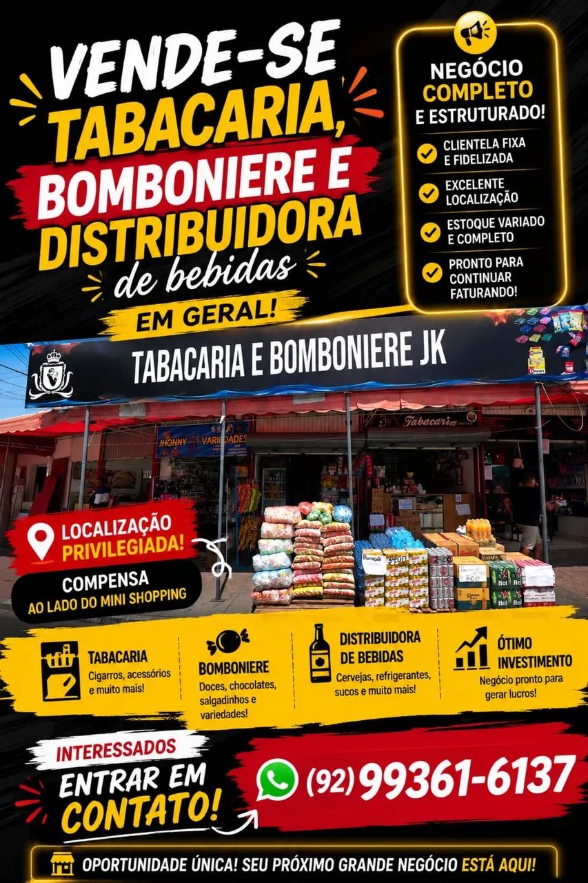 Vendo uma Tabacaria e Bomboniere! Excelente localização!  - Foto 4