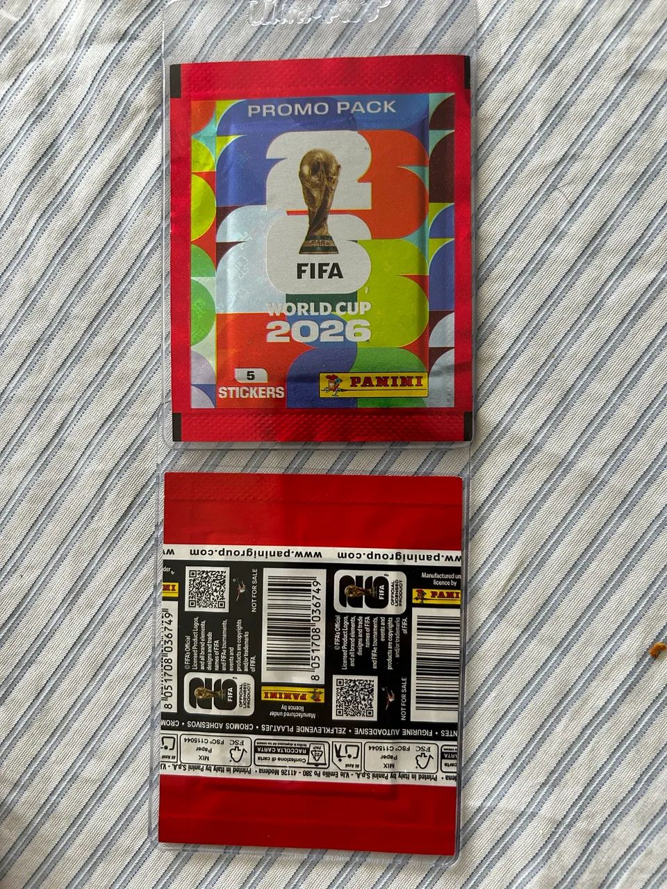 Envelope Promo Pack Copa 2026