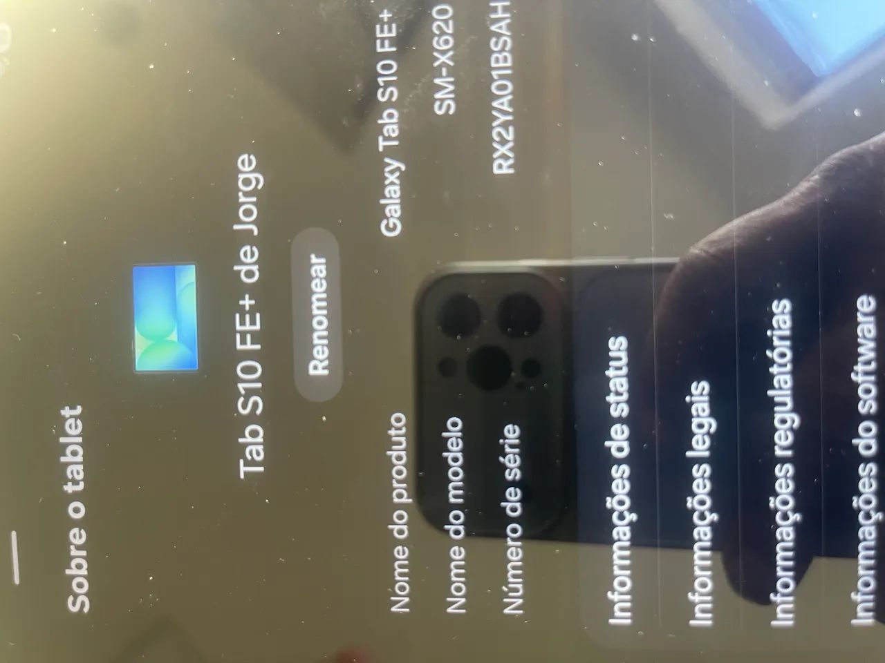 Galaxy Tab S10 FÉ+ estado de zero trocas - Foto 5