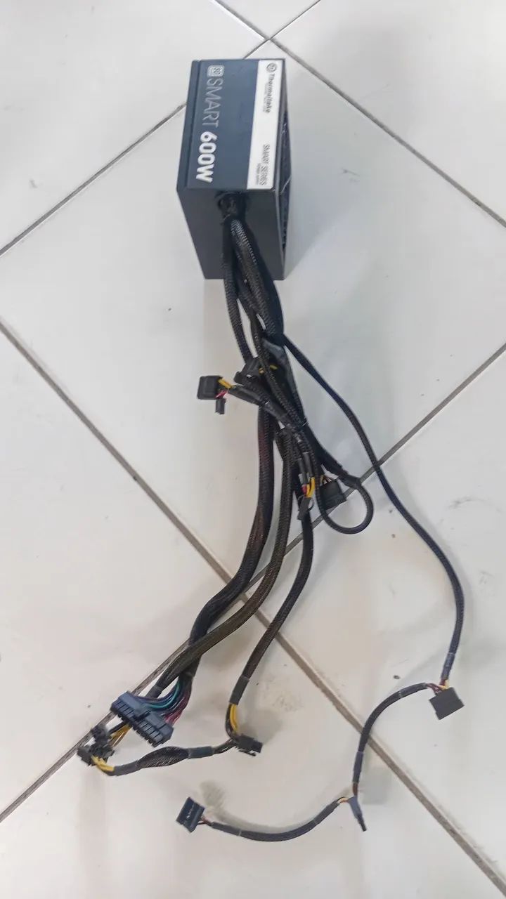 FONTE ATX GAMER 600W 80 PLUS - Foto 2