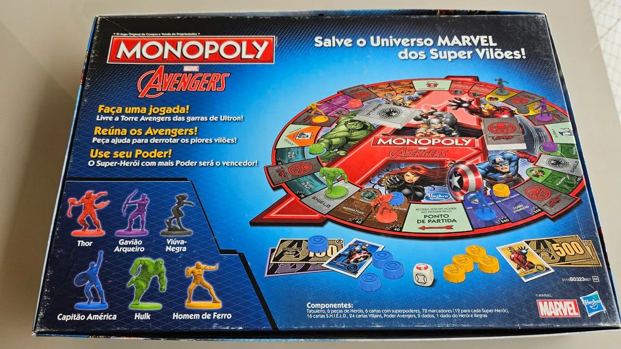 Jogo Monopoly Avengers Hasbro - Foto 4