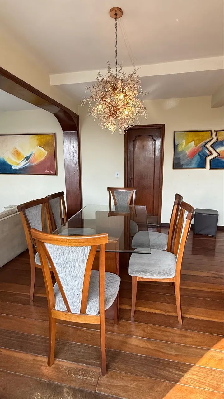 Mesa de Jantar 6 Lugares c/ cadeiras