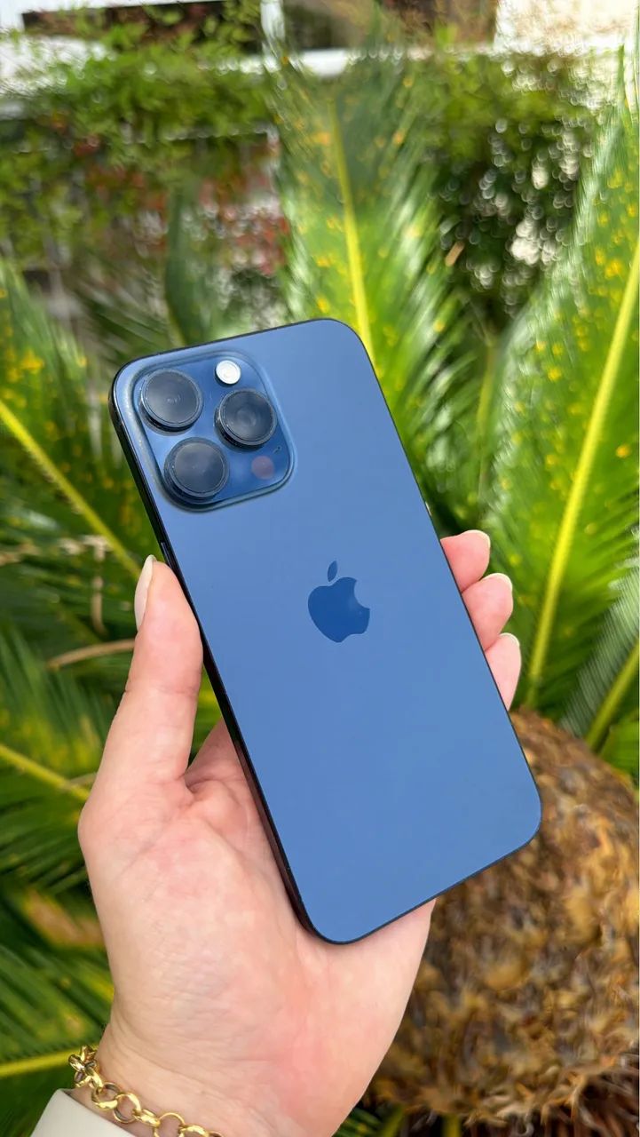 IPHONE 15 PRO MAX 256GB BLUE | SEMINOVO | - Celulares e