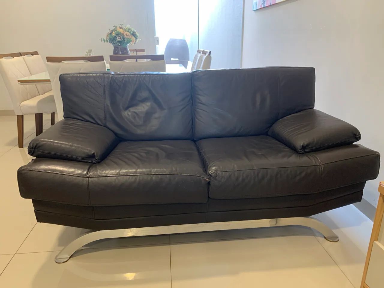 Conjunto Sofá Couro Legítimo  - Foto 2