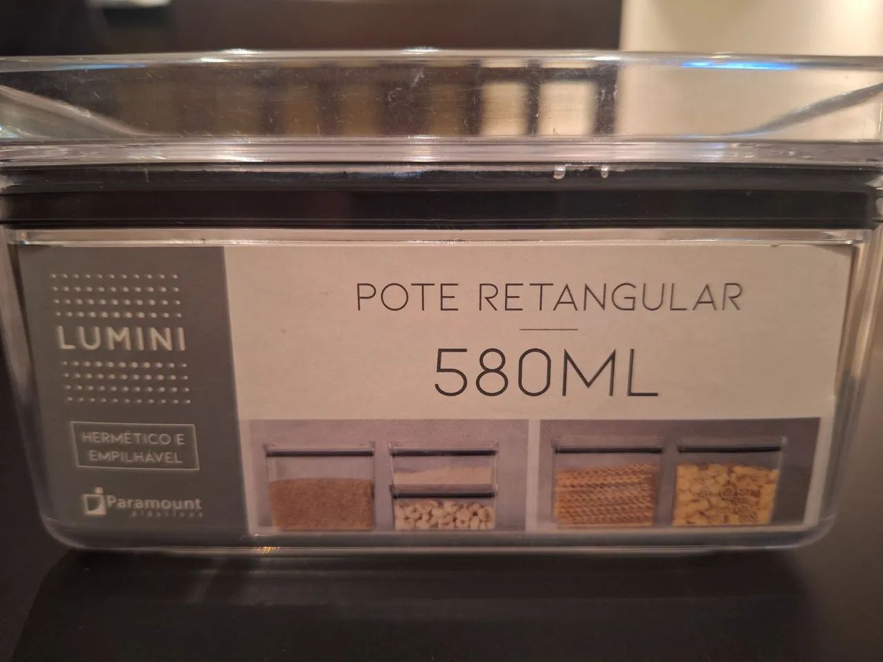 Pote Hermético Retangular - 2pçs - Foto 3