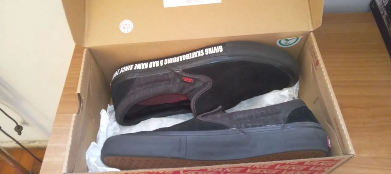 Tenis vans X back slip on pro Black red - Foto 2