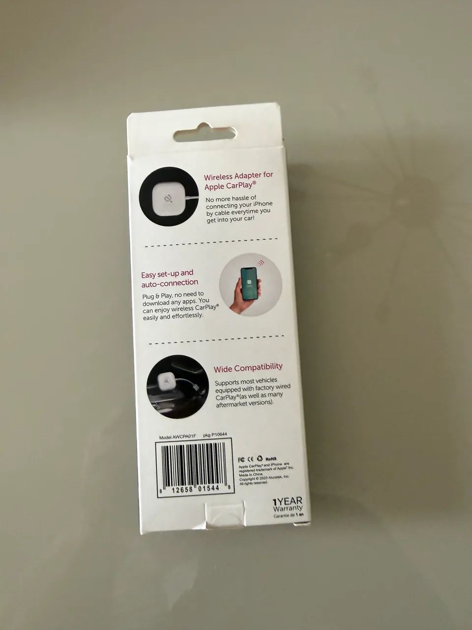 Wireless Adapter for Apple CarPlay