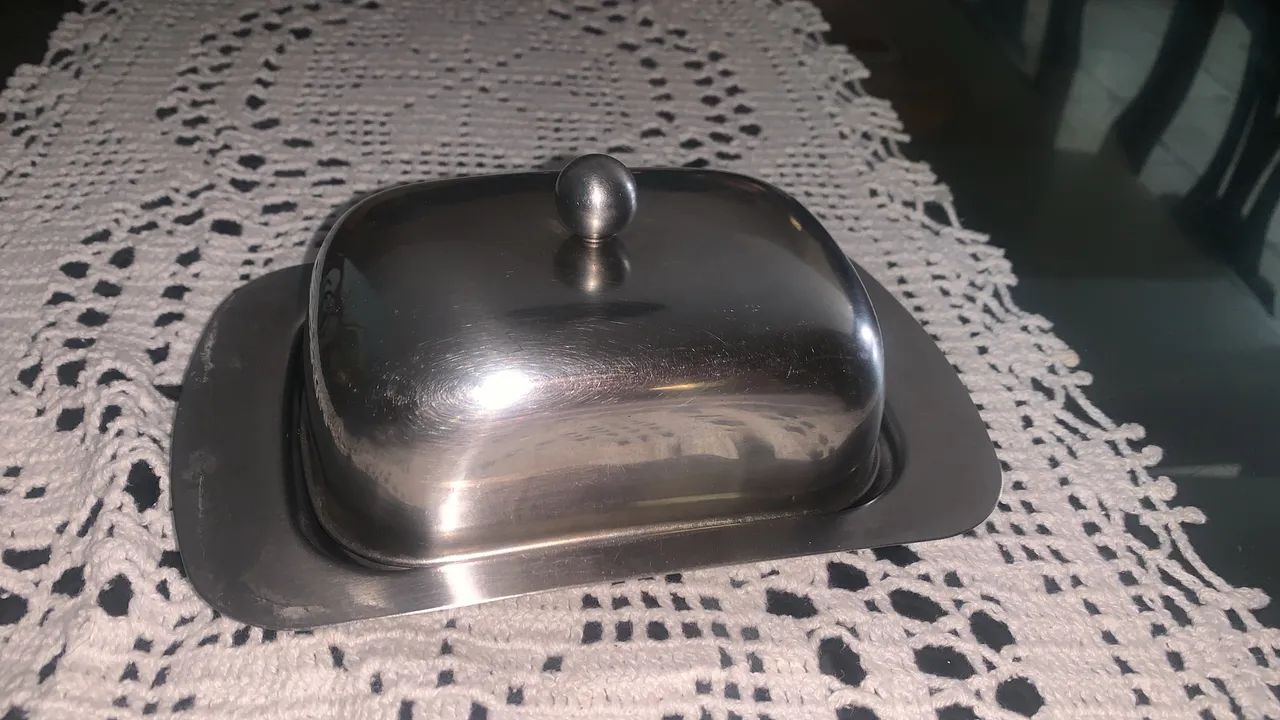 Manteigueira inox ( Alemanha) Kela