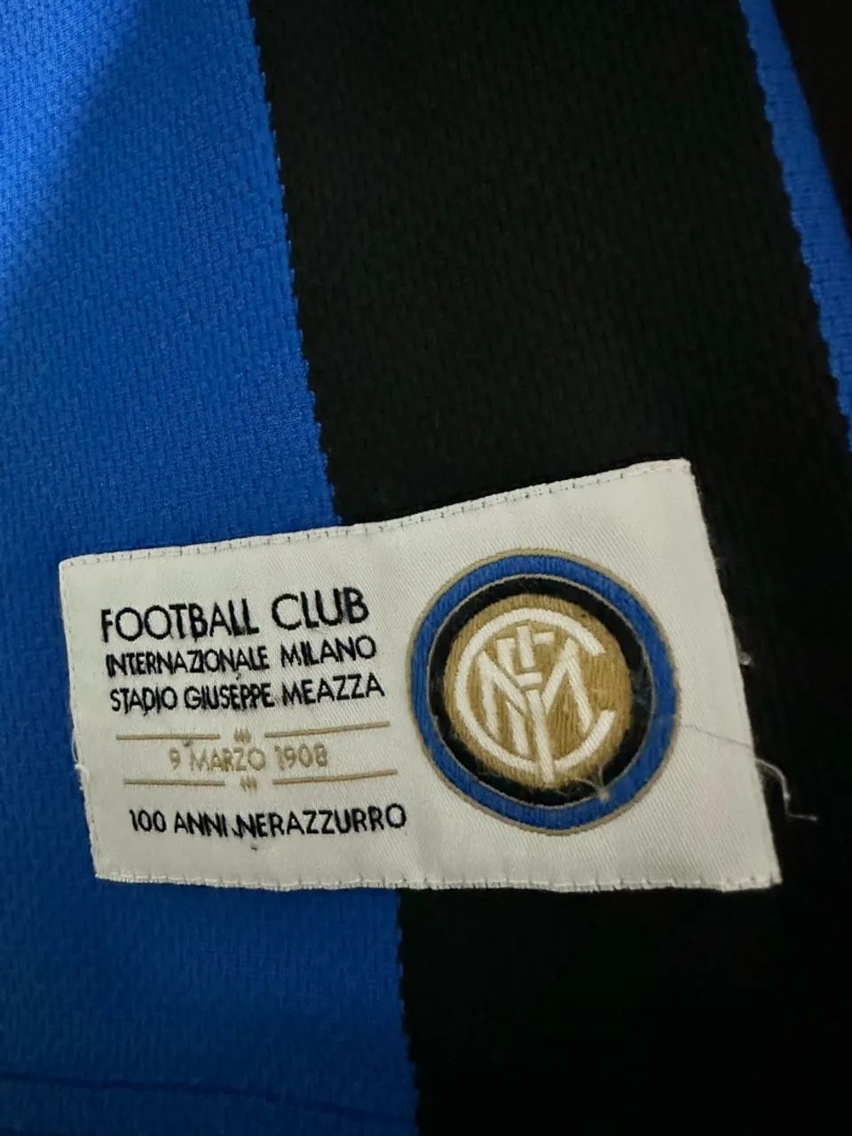 Camisa centenário Inter de Milão 2008 - Foto 3