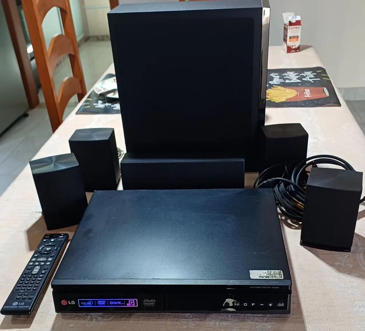 DVD LG 1000W RMS
