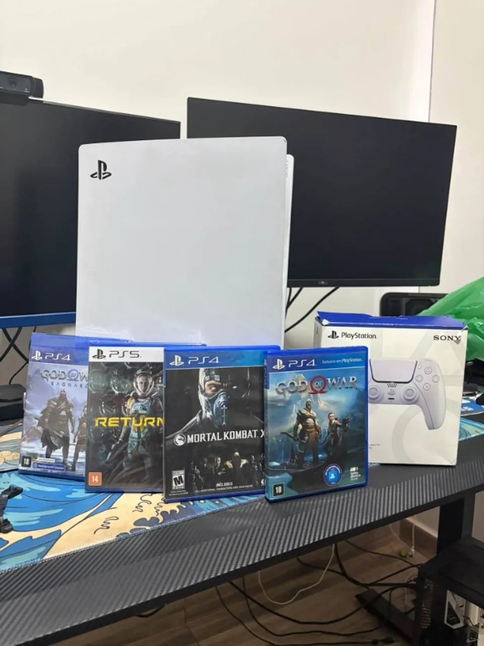 PS5 Fat com leitor de disco c/ 1 controle (sem jogos)
