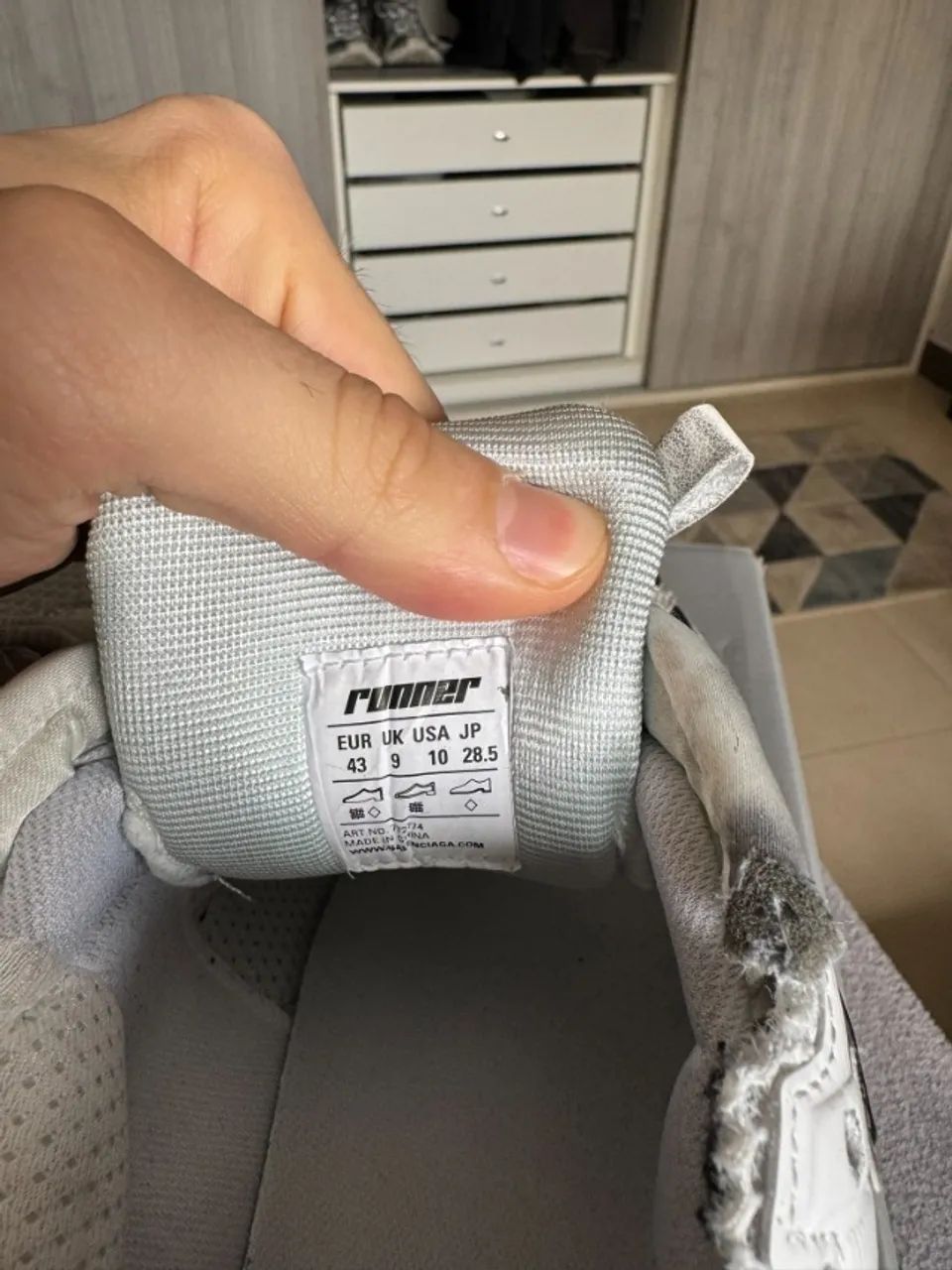 Balenciaga Runner Gradient White Black - Foto 4